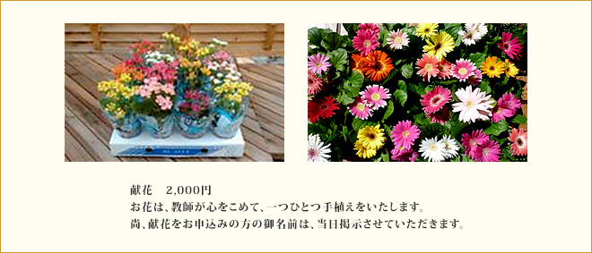 ご供養用(献花)